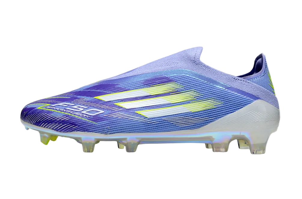 ADIDAS  F50 Elite Laceless FG "Violet Tone Lucid Lemon Purple Rush"