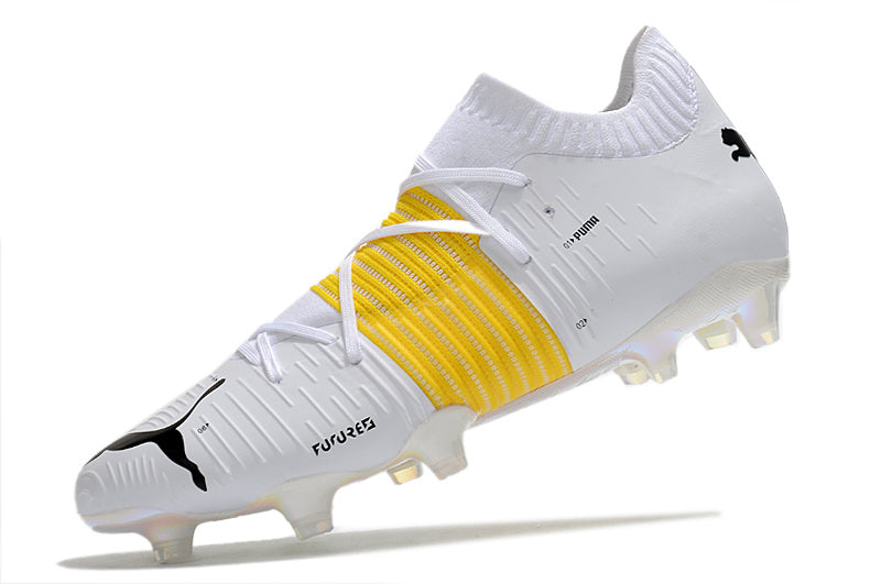 PUMA Future Z 1.2 FG AG "All White/Yellow"