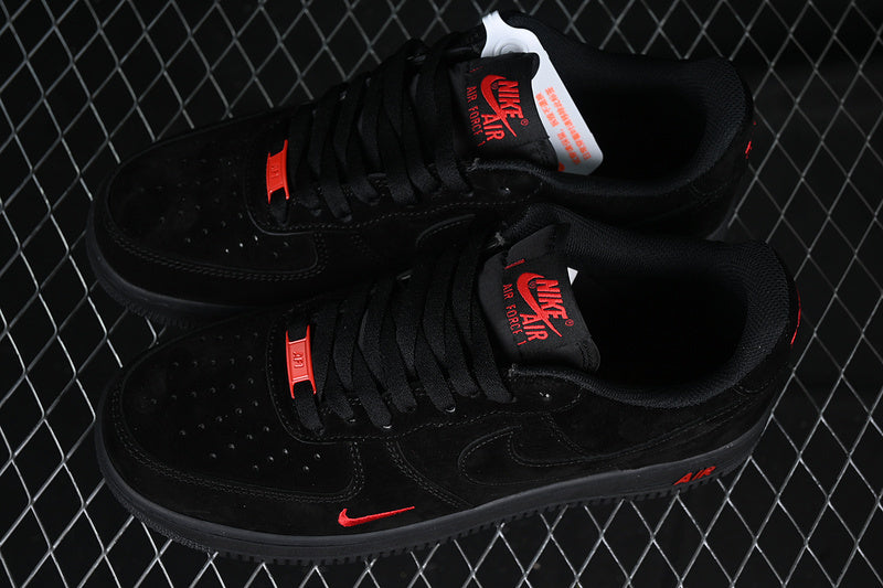 Nike Air Force 1 Shadow "Multi Swoosh Black/Crimson"