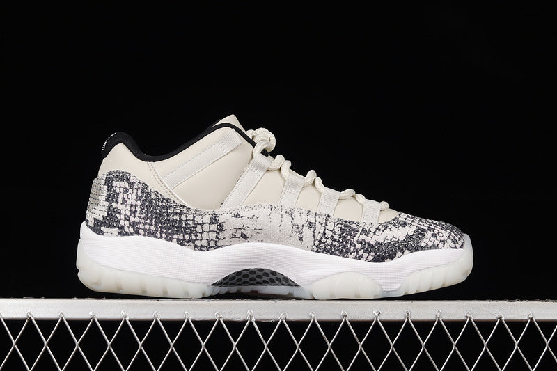 Air Jordan 11 Retro Low "Light Bone Snakeskin"