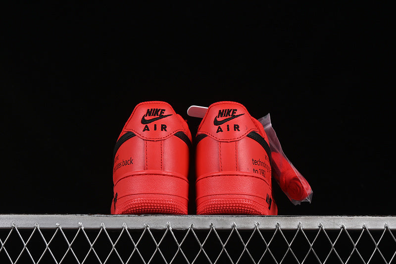 Nike Air Force 1 "All Red/Black"