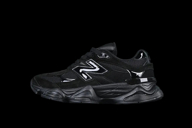 NB 9060 "Suede Patent/Triple Black"