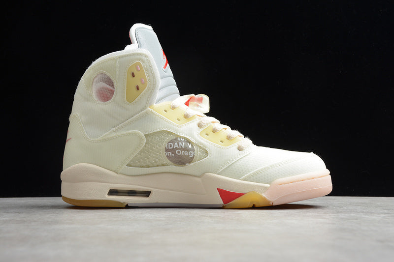 Air Jordan 5 Retro SP X Off-White "Sail"
