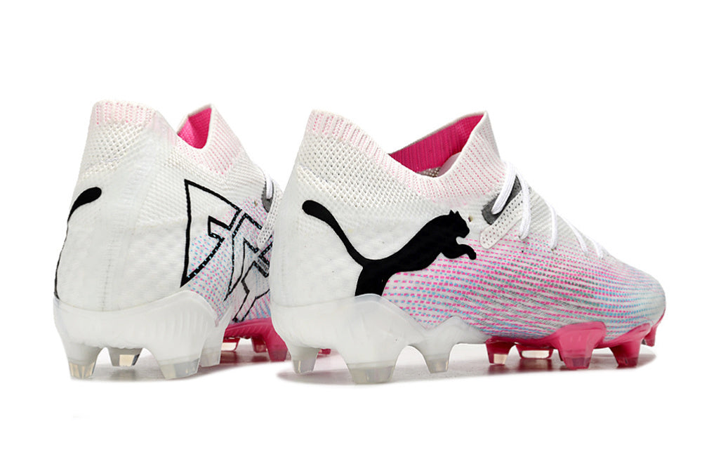 PUMA Future 7 Ultimate FG/AG "White Black Poison Pink"