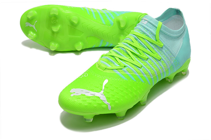 PUMA Future Z 1.3   FG AG "Neon Green/Sky Blue"