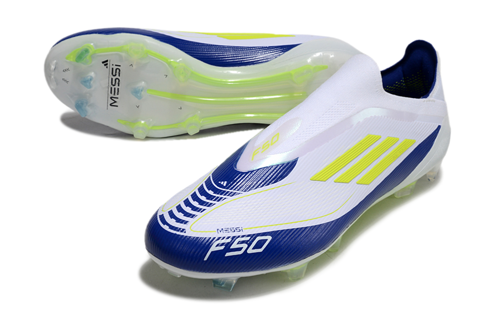 ADIDAS  F50 Elite Laceless FG "Messi Blue"