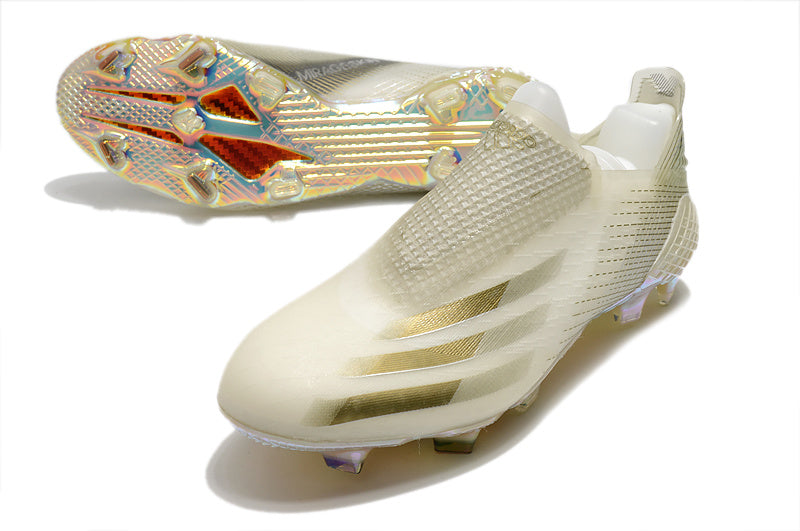 ADIDAS X Ghosted+ FG "White Metallic Gold"