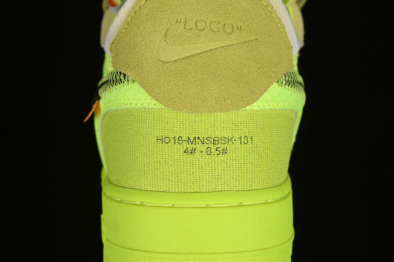 Nike Air Force 1 Off-White "Volt"