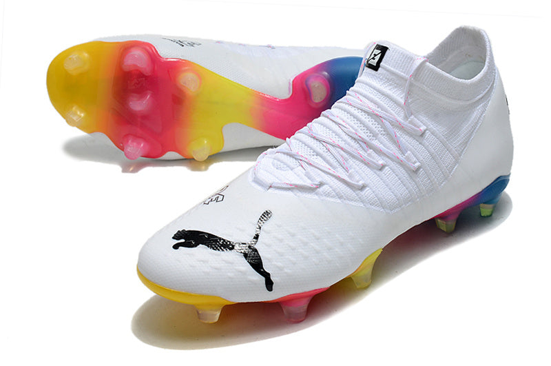 PUMA Future Z 1.3 Teaser FG AG "All White/Rainbow"