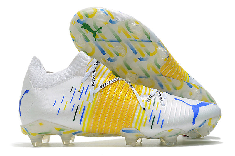 PUMA Future Z 1.2 FG AG "White/Yellow/Blue"