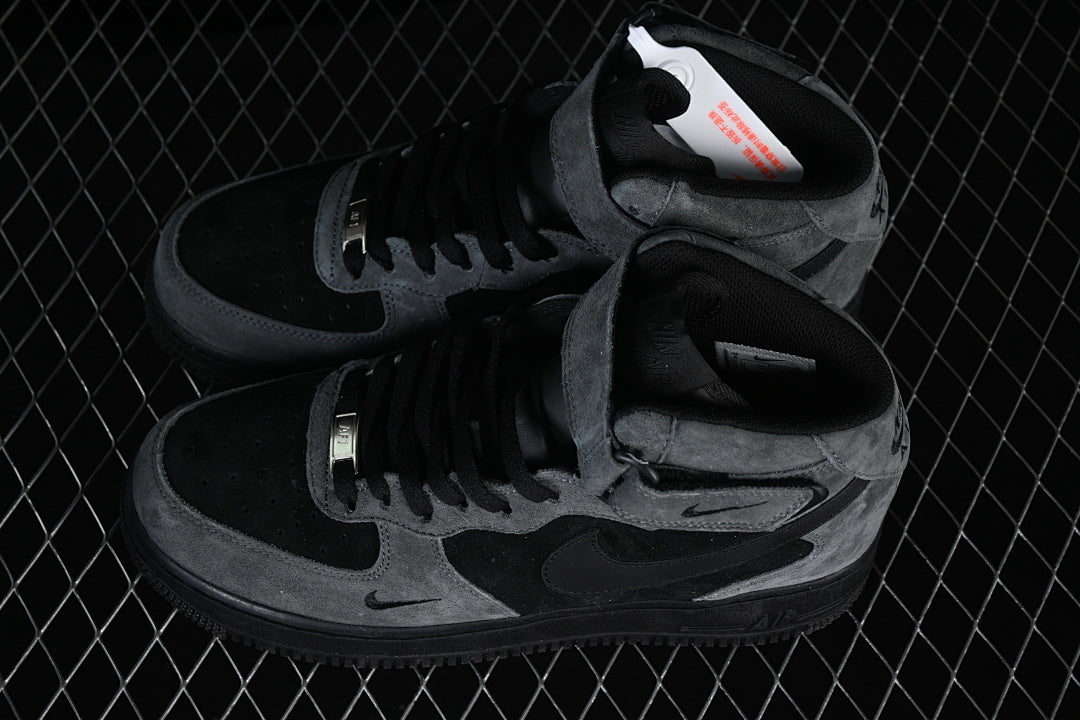 Nike Air Force 1 Mid "Black/Grey"